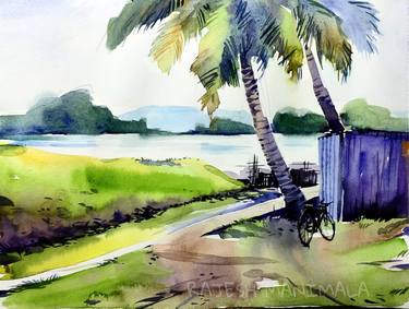 Original Landscape Paintings by Rajesh Manimala