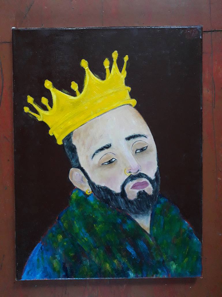 Original Figurative People Painting by Cp Artist