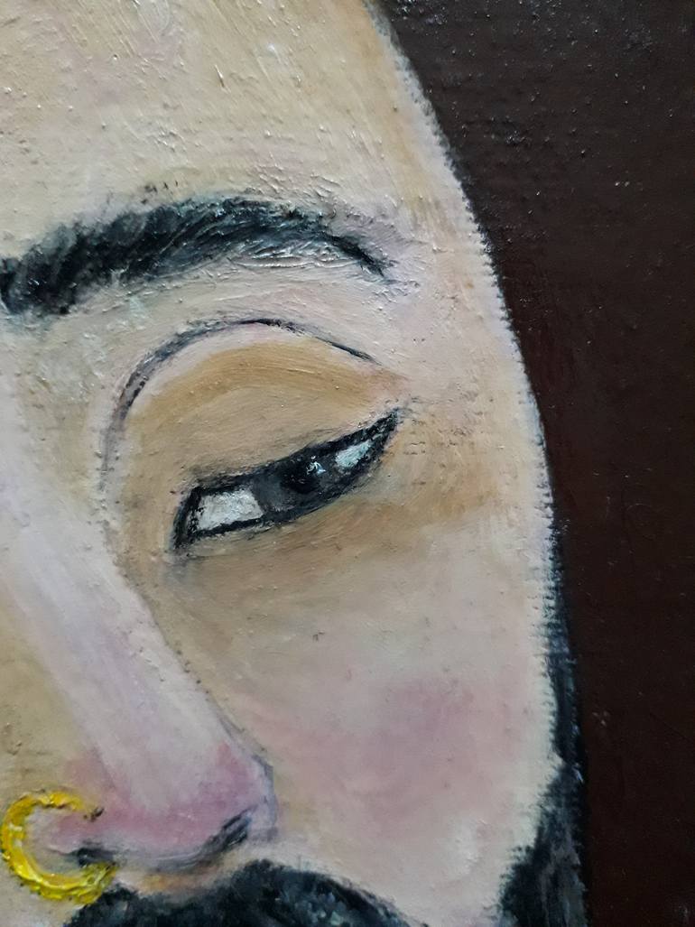 Original Figurative People Painting by Cp Artist