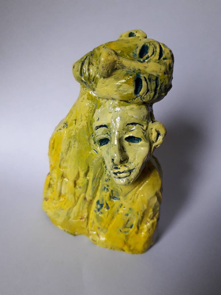 Original Abstract Love Sculpture by Cp Artist