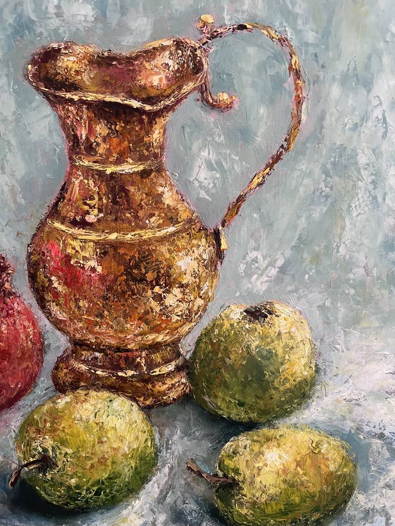 Original Impressionism Still Life Painting by Jelena Sultanova