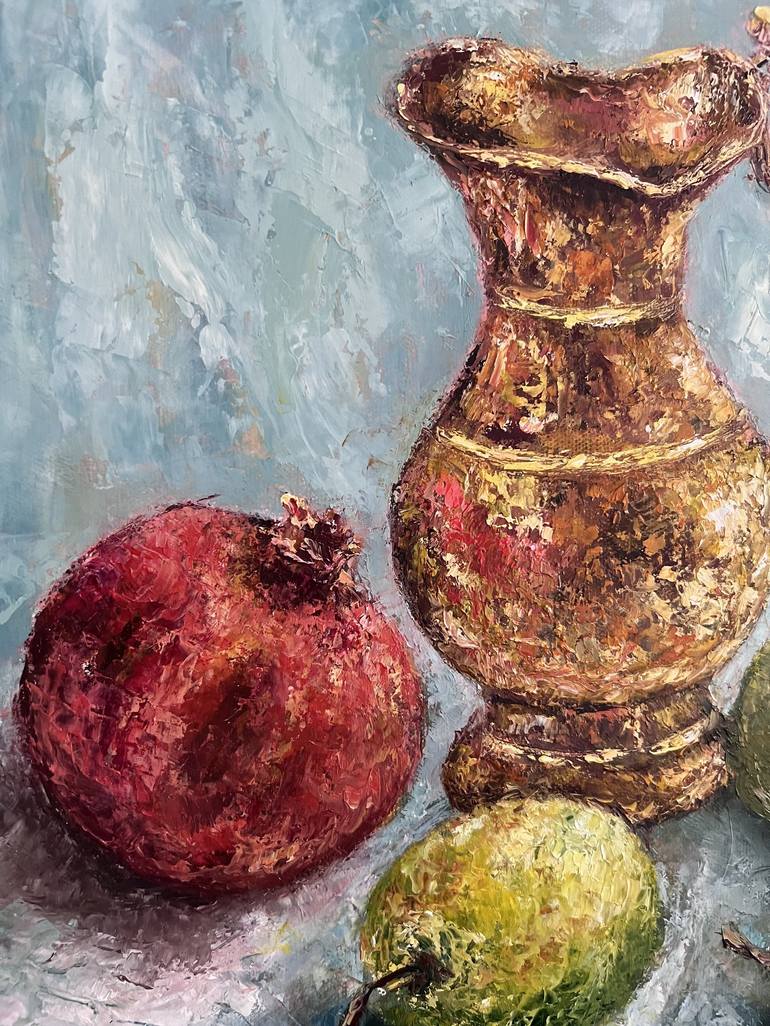 Original Impressionism Still Life Painting by Jelena Sultanova