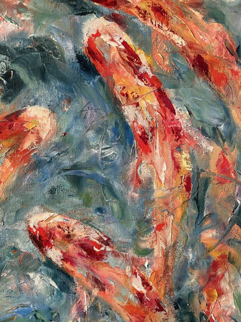 Original Abstract Fish Painting by Jelena Sultanova