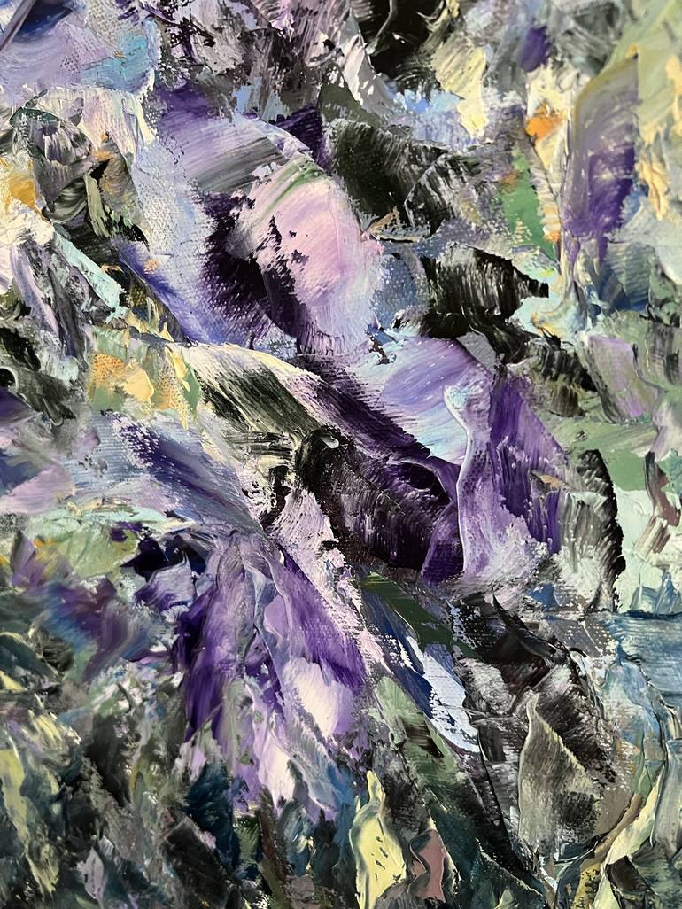 Original Abstract Floral Painting by Jelena Sultanova