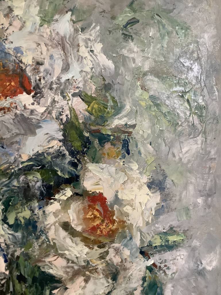 Original Abstract Floral Painting by Jelena Sultanova