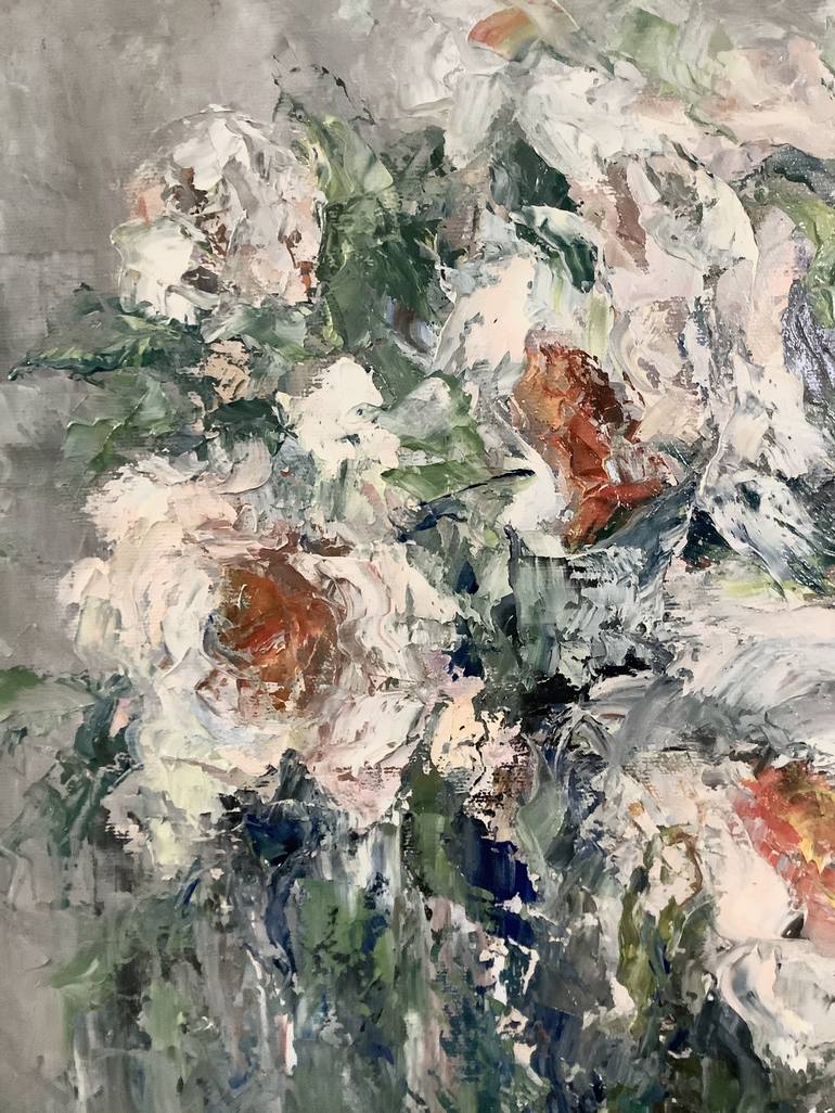 Original Abstract Floral Painting by Jelena Sultanova