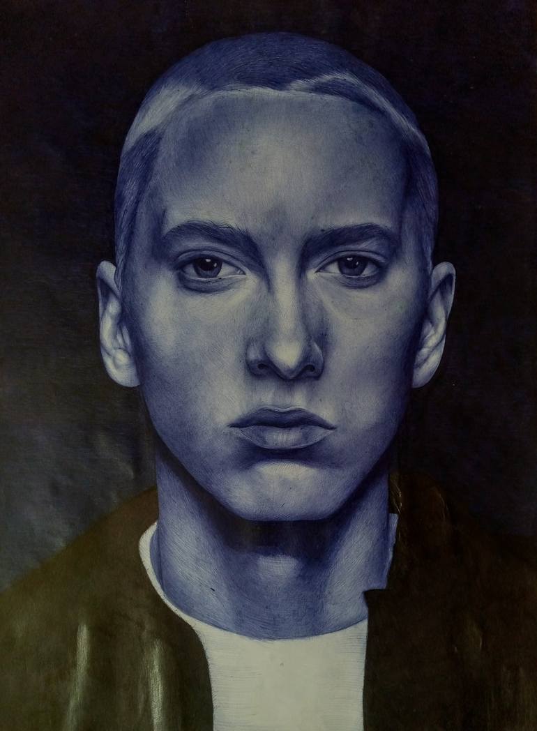 Slim Shady Drawing by Erick Tesha | Saatchi Art