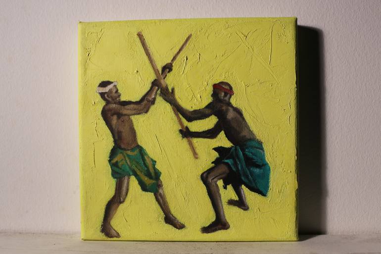 Original Figurative People Painting by Nadia Zaynullina
