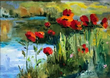 Original Expressionism Landscape Paintings by Tetiana Solodukhina