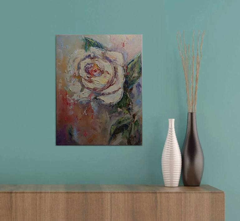 Original Expressionism Floral Painting by Tetiana Solodukhina