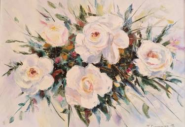 Original Expressionism Floral Paintings by Tetiana Solodukhina