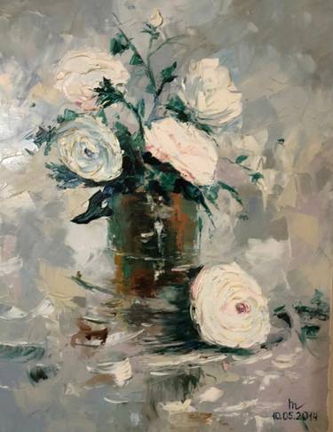 Original Expressionism Floral Paintings by Tetiana Solodukhina