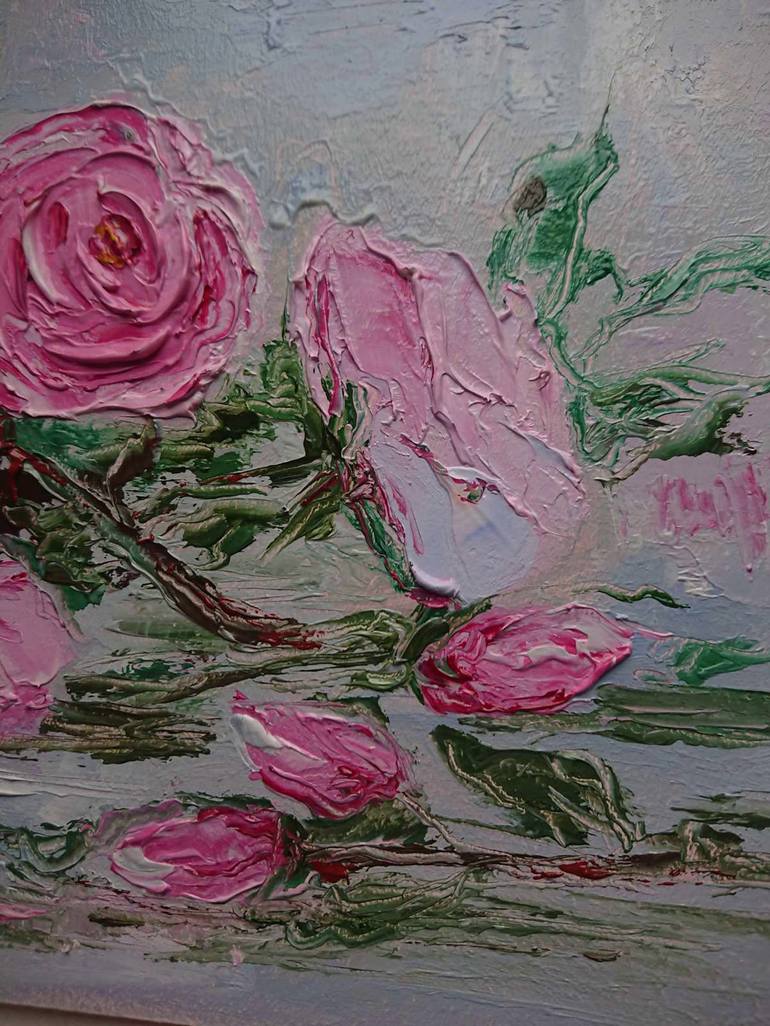 Original Impressionism Floral Painting by Tetiana Solodukhina