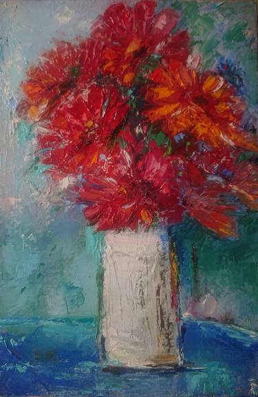 Original Abstract Still Life Paintings by Tetiana Solodukhina