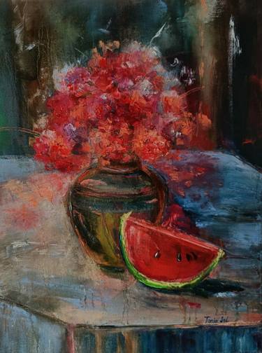 Original Impressionism Still Life Paintings by Tetiana Solodukhina