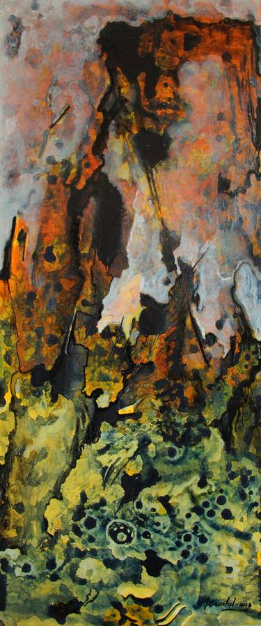 Print of Abstract Expressionism Abstract Paintings by Kuntal Barai