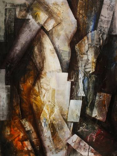 Print of Abstract Paintings by Kuntal Barai