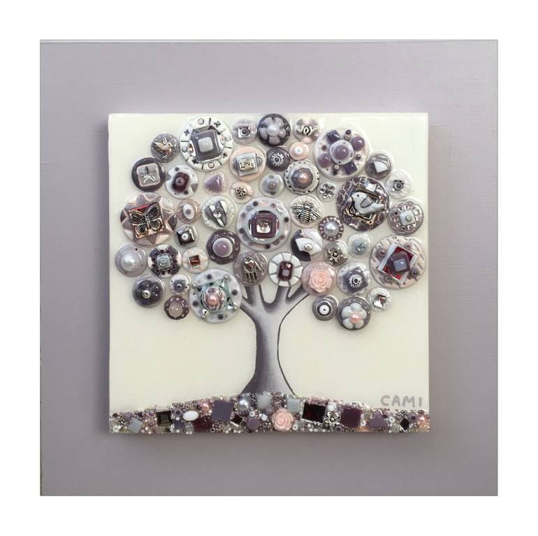 Original Fine Art Tree Painting by Cami Levin