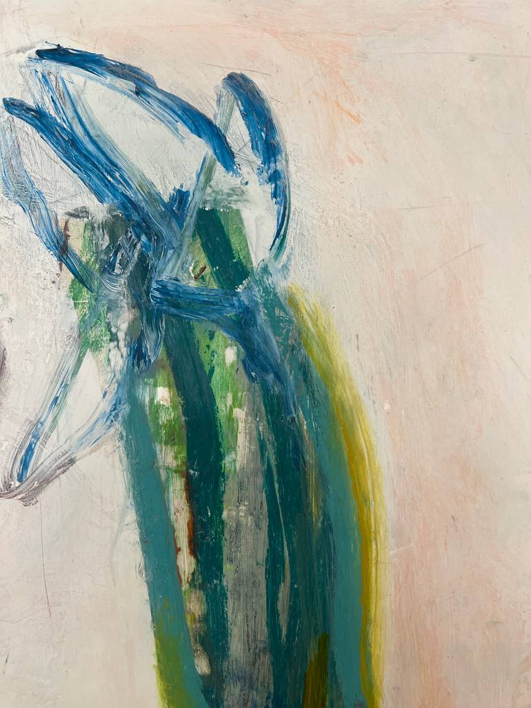 Original Abstract Expressionism Botanic Painting by Lisa Lightman