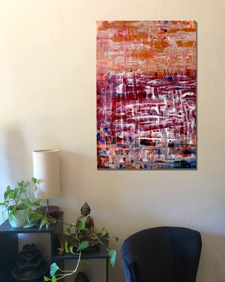 Original Abstract Painting by Rajiv Khilnani