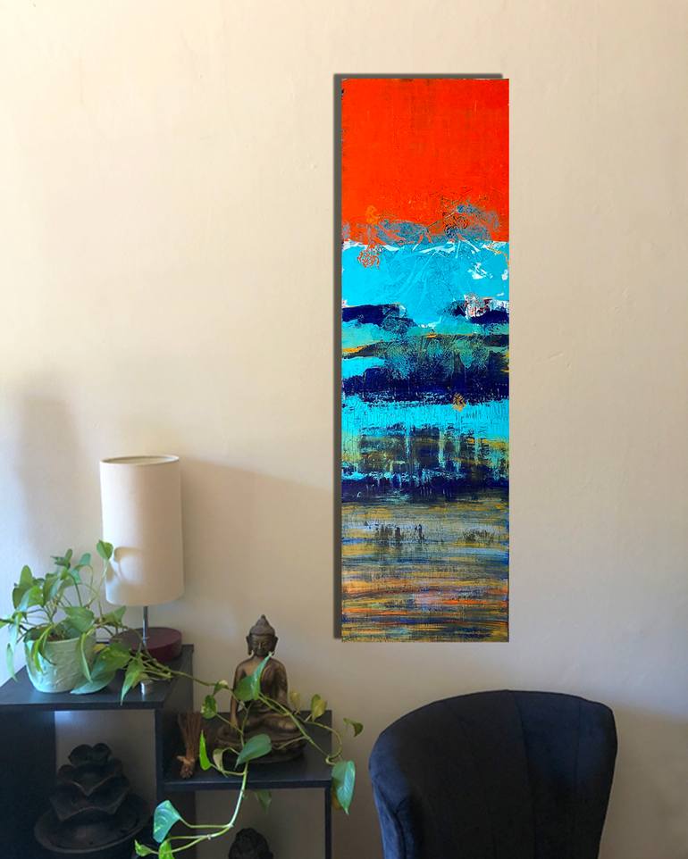 Original Abstract Painting by Rajiv Khilnani