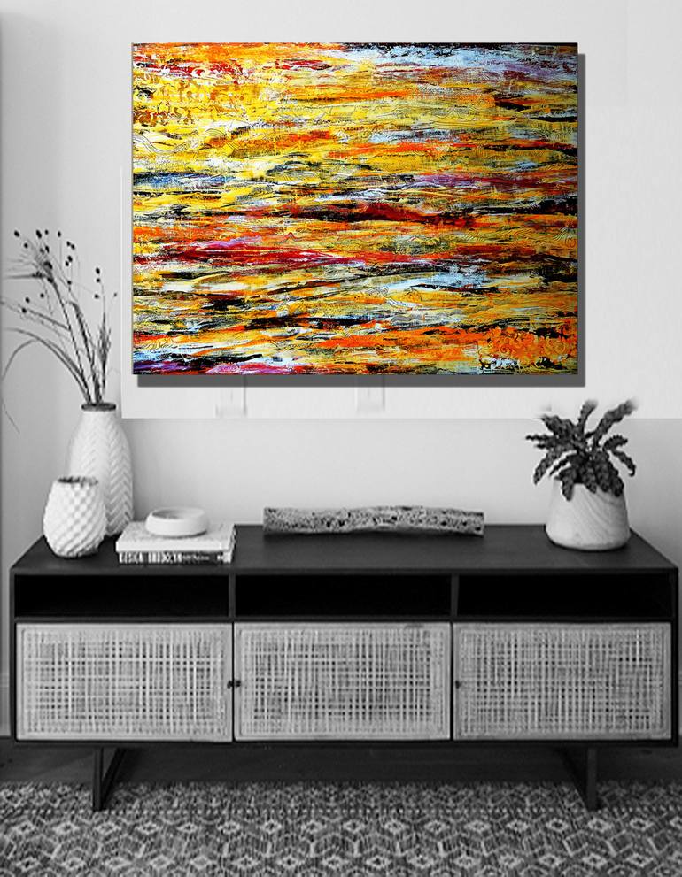 Original Abstract Painting by Rajiv Khilnani