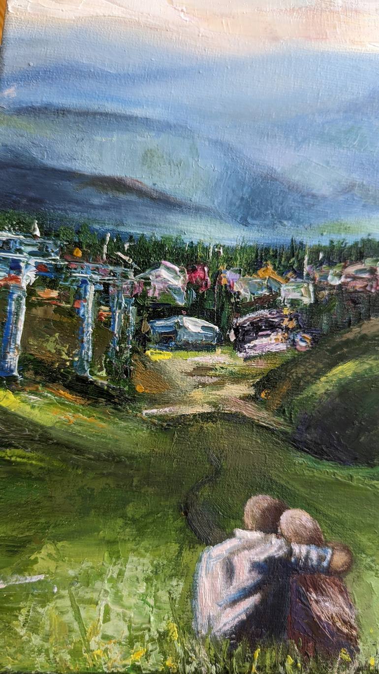 Original Landscape Painting by Sveta Makarenko