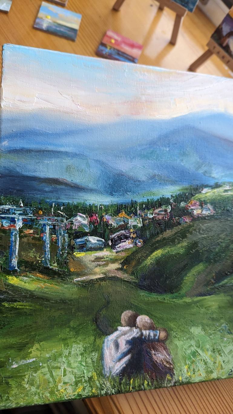 Original Landscape Painting by Sveta Makarenko