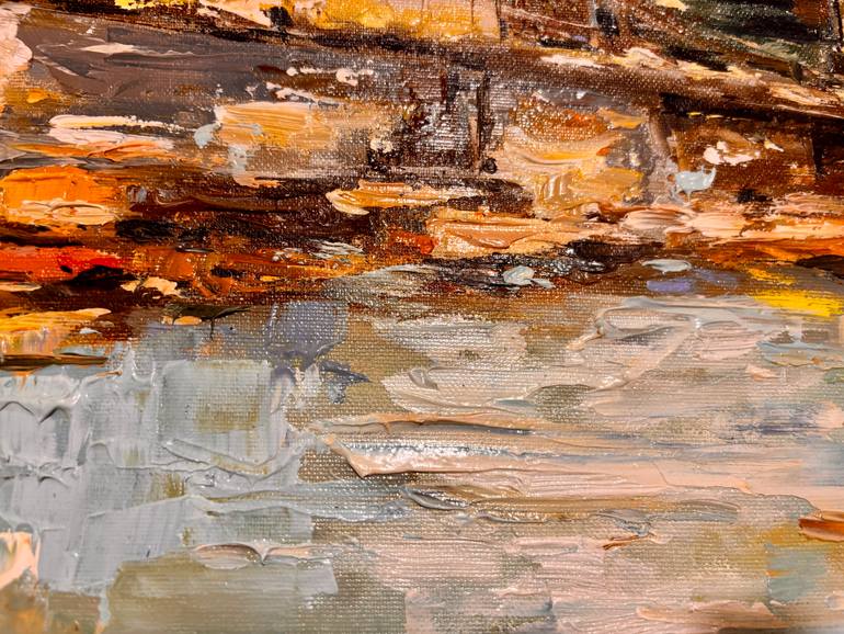 Original Contemporary Architecture Painting by Svitlana Makarenko