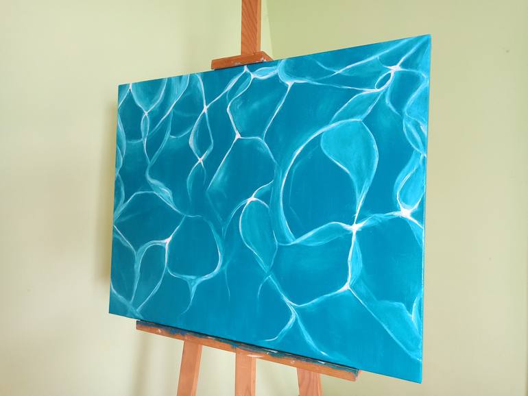 Original Abstract Expressionism Water Painting by Sveta Makarenko