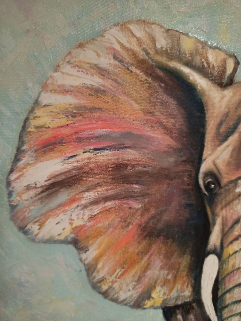 Original Expressionism Animal Painting by Svitlana Makarenko