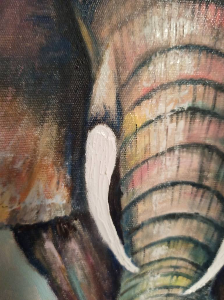 Original Expressionism Animal Painting by Svitlana Makarenko