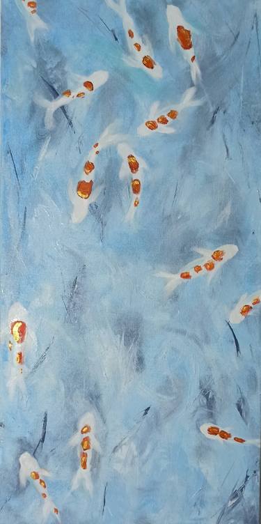 Print of Abstract Fish Paintings by Sveta Makarenko