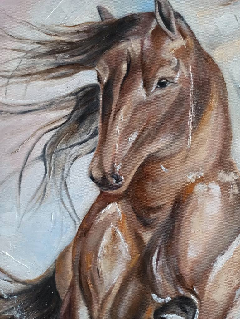 Original Expressionism Animal Painting by Sveta Makarenko