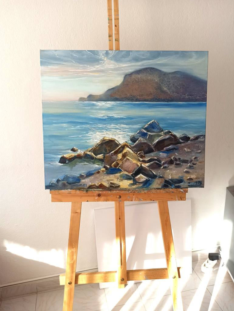 Original Realism Seascape Painting by Sveta Makarenko