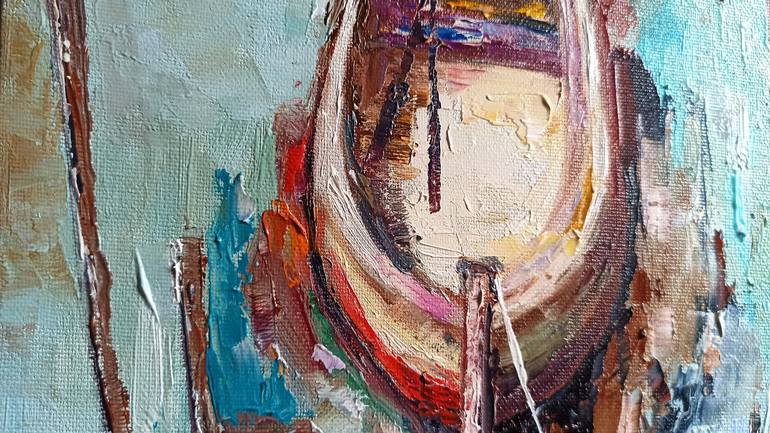 Original Modern Boat Painting by Sveta Makarenko