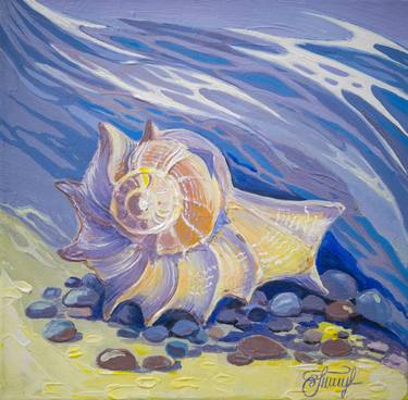 Print of Figurative Beach Paintings by Irina Tischenko
