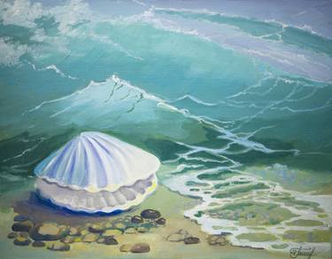 Print of Fine Art Beach Paintings by Irina Tischenko