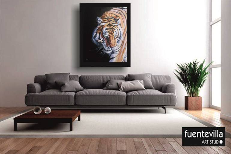 Original Realism Animal Painting by Roberto Fuentevilla