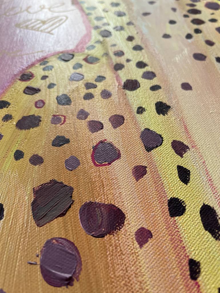 Original Expressionism Animal Painting by Daria Borisova