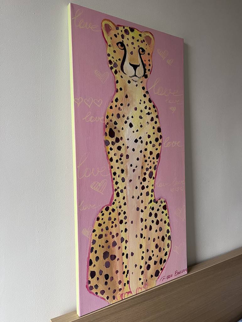 Original Expressionism Animal Painting by Daria Borisova