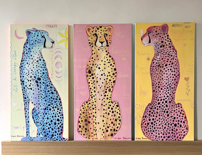 Original Expressionism Animal Painting by Daria Borisova