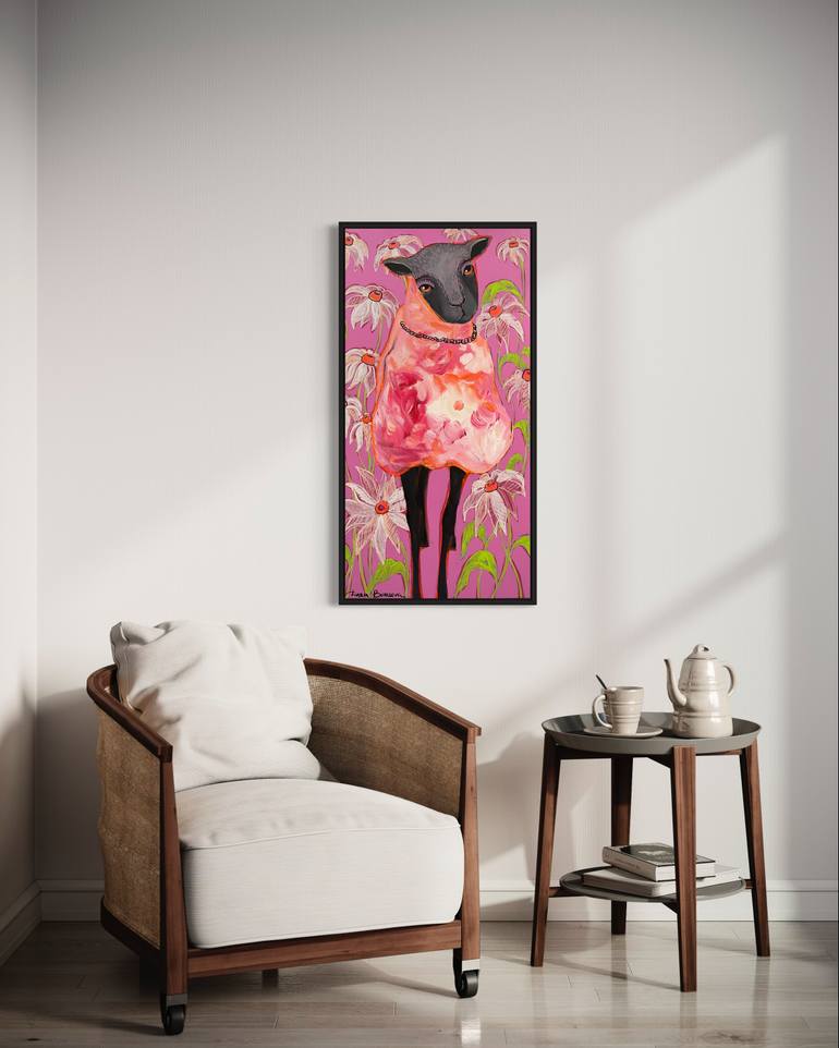 Original Expressionism Animal Painting by Daria Borisova