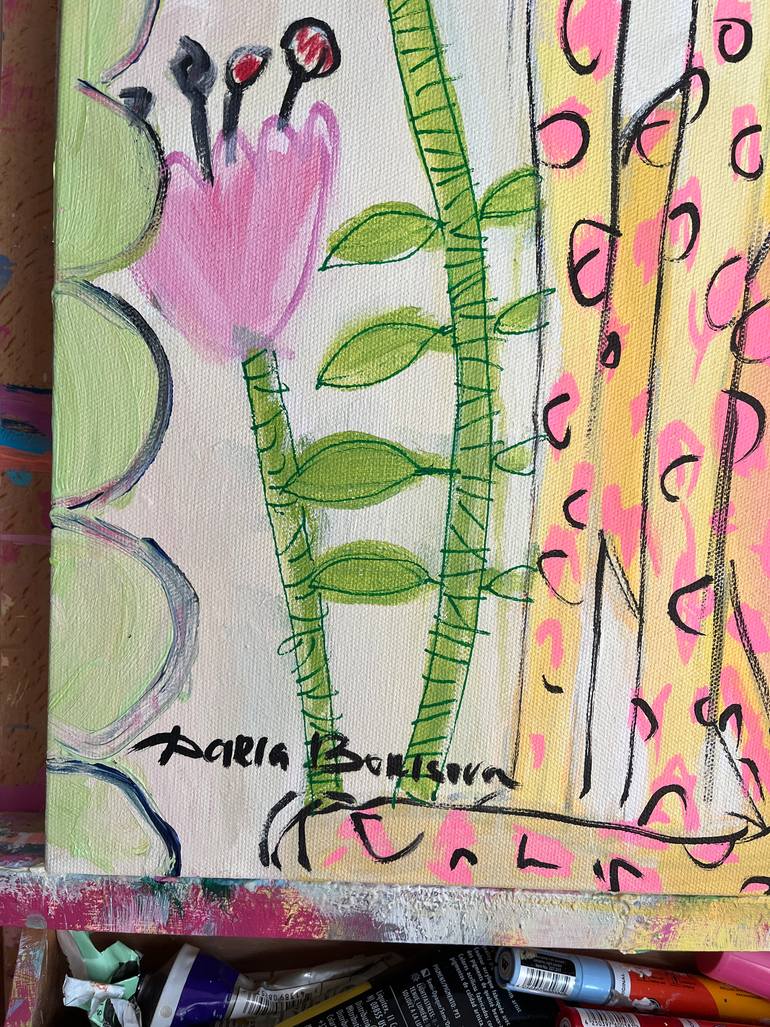 Original Surrealism Nature Painting by Daria Borisova