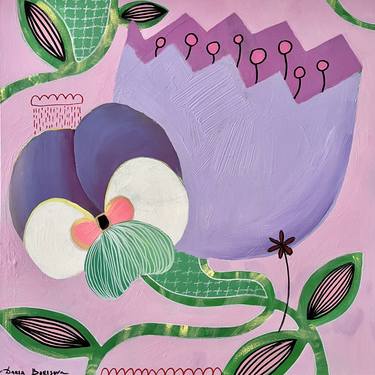 Original Surrealism Floral Paintings by Daria Borisova