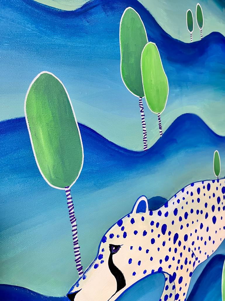 Original Surrealism Animal Painting by Daria Borisova