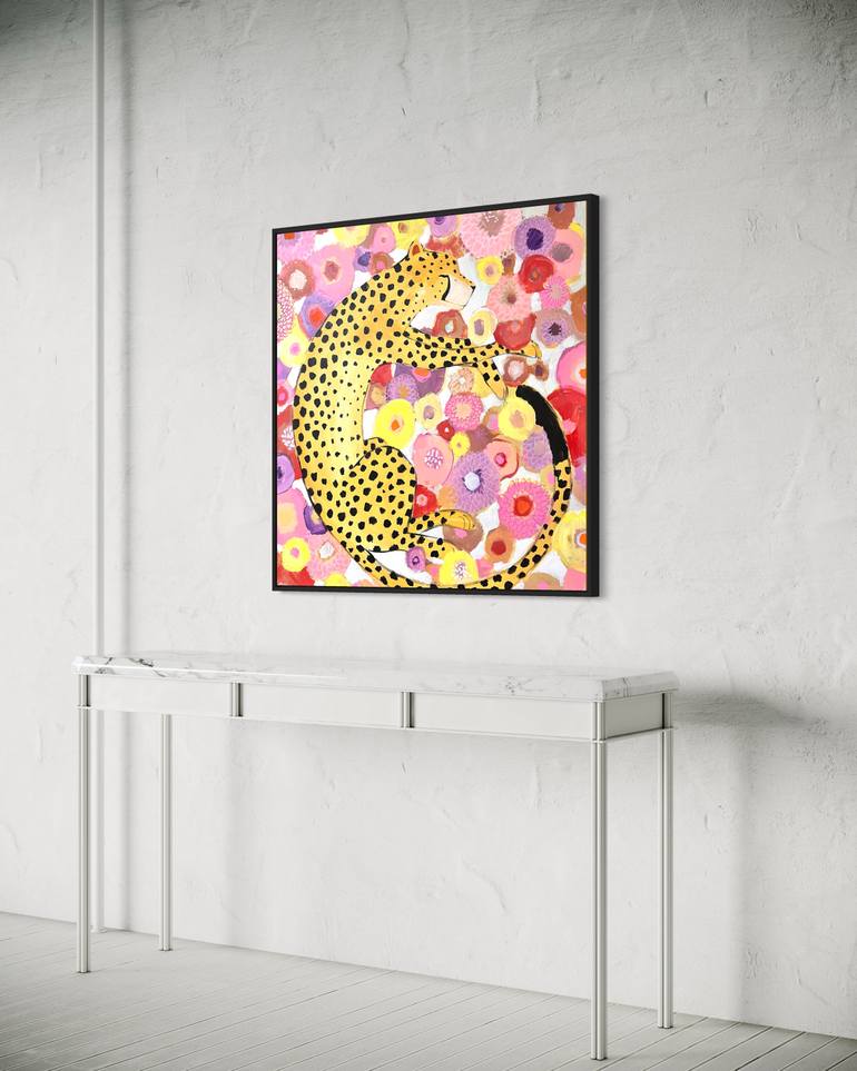 Original Surrealism Animal Painting by Daria Borisova