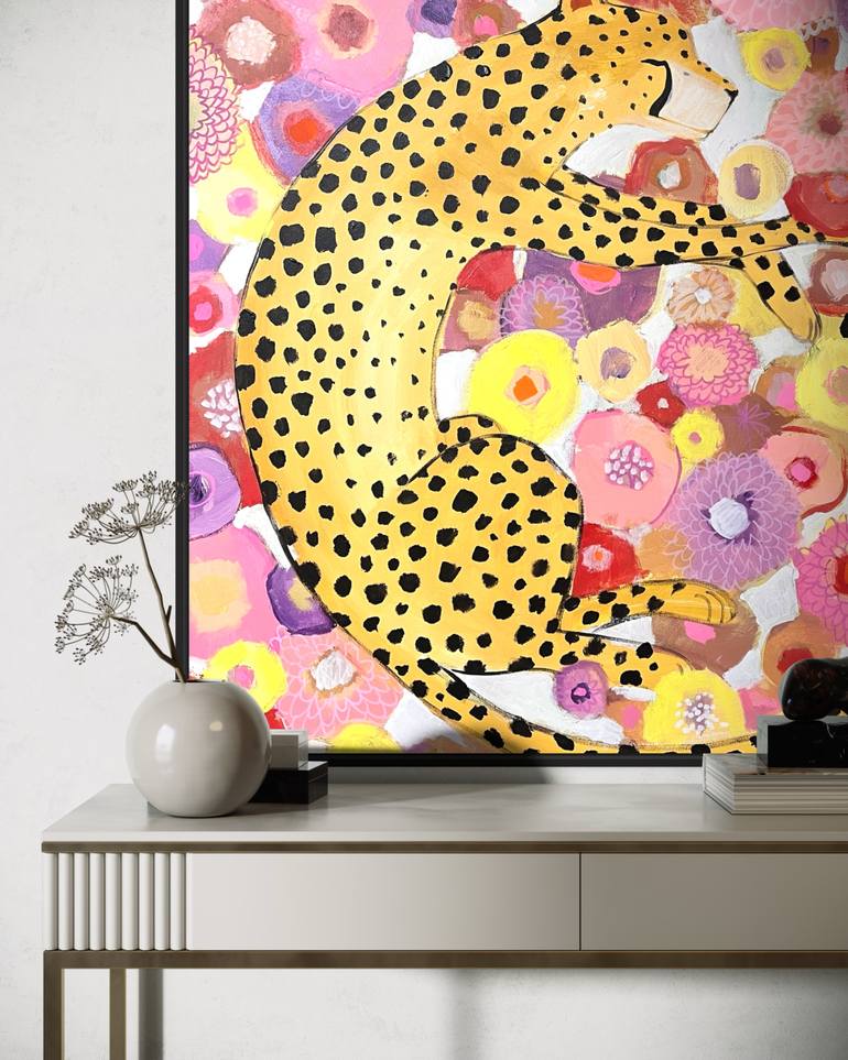 Original Surrealism Animal Painting by Daria Borisova