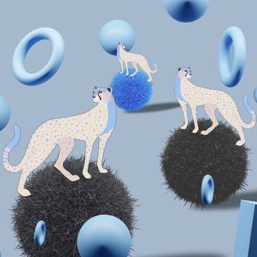 Original Contemporary Animal Digital by Daria Borisova