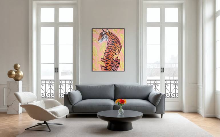 Original Surrealism Animal Painting by Daria Borisova